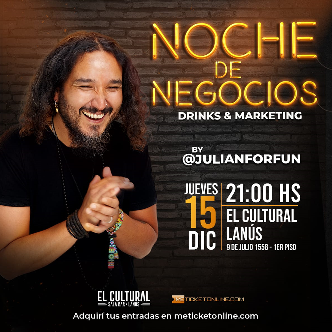 NOCHE DE NEGOCIOS - DRINKS Y MARKETING